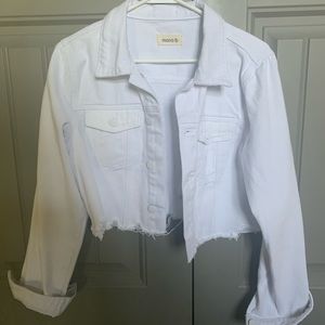 White jean jacket- never worn!